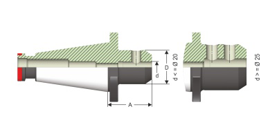 ISO 50 DIN 6359 VELDON TUTUCU - DIN 1835-B